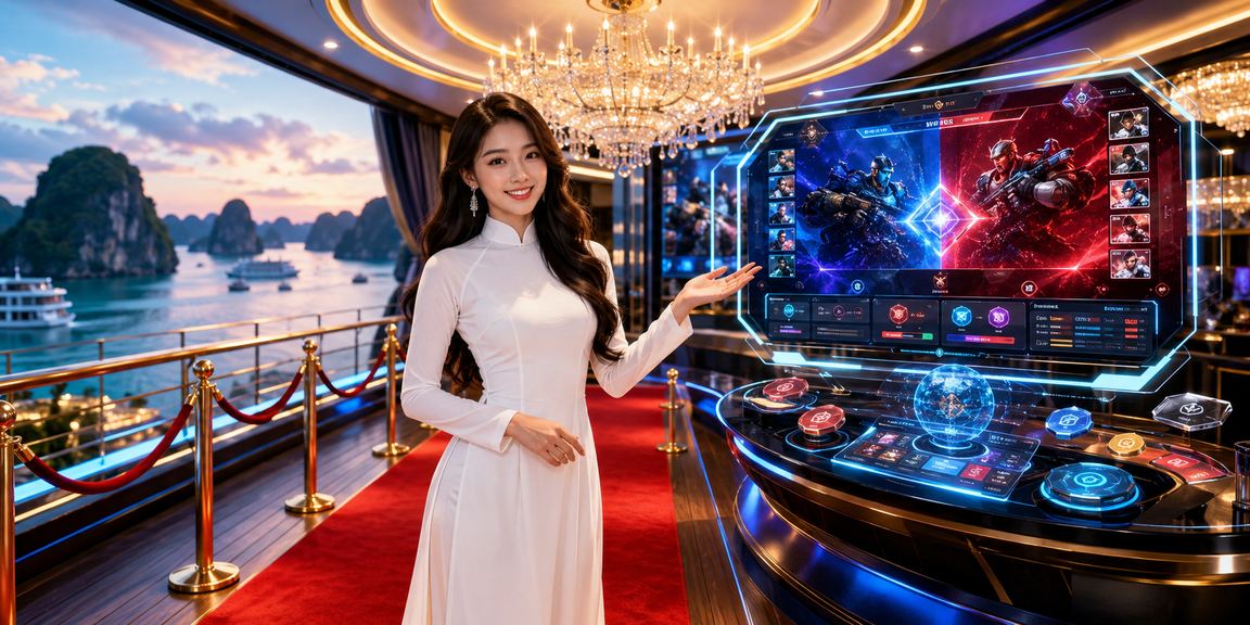Người hâm mộ esports tại Hạ Long Bay theo dõi giải đấu trực tuyến